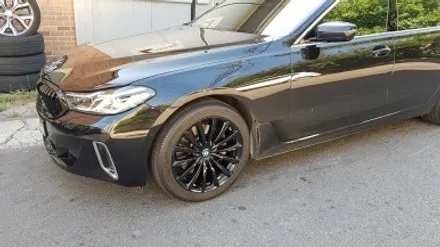 리더스휠 BMW 6시리즈 휠복원 검정색 휠도색 분채도장 / 시흥시 죽율동