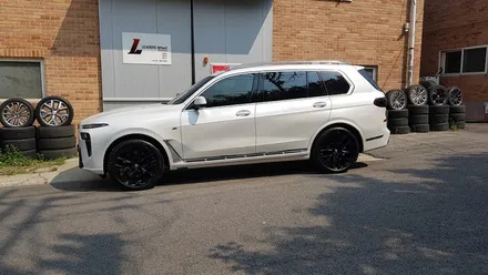 BMW X7 LCI 휠복원 검정 휠도색 분채도장 리더스휠 / 시흥시 죽율동