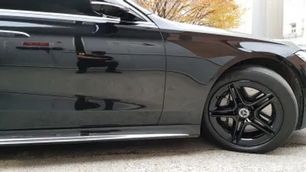 벤츠 S400 19인치 휠복원 블랙 휠도색 분체도색 부천휠도색 / 시흥시 죽율동