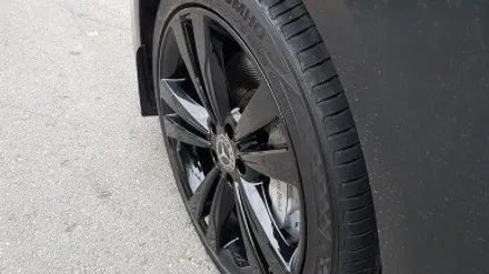 벤츠 CLS 400D 올블랙(크롬죽이기) 휠도색 휠복원 분체도장 리더스휠 / 시흥시 죽율동