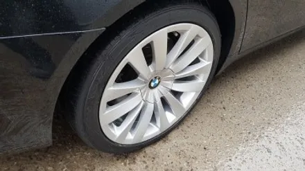 BMW 7시리즈 750LD 휠파임 휠복원 휠도색 실버 분채도색 / 시흥시 죽율동