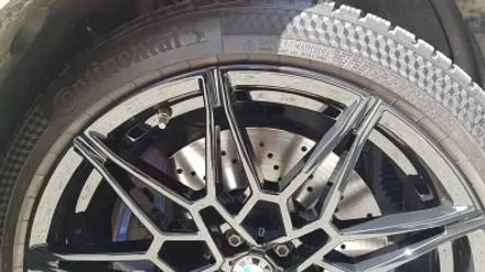 BMW F98 X4M 컴페티션 LCI 892M 휠복원 올블랙 분채도색 휠도색 리더스휠 / 시흥시 죽율동