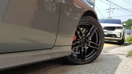 벤츠 E220D E클래스 쿠페 휠복원 블랙휠 휠도색 분체도색 / 시흥시 죽율동