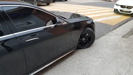 벤츠 S400 19인치 휠복원 블랙 휠도색 분체도색 부천휠도색 / 시흥시 죽율동