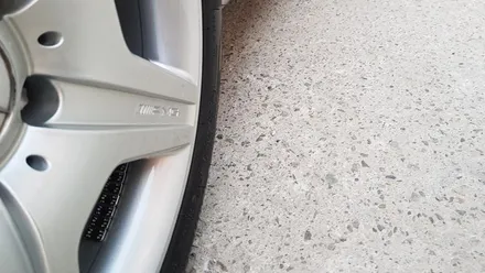 벤츠 W221 S550 휠복원 실버 컬러 휠도색 분체도색 / 시흥시 죽율동