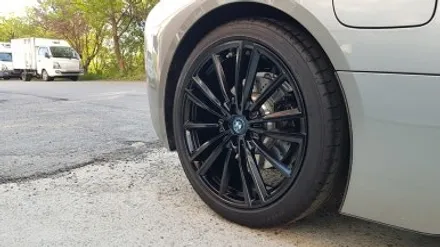 BMW i8 로드스터 휠복원 무광블랙 휠도색 분체도장 리더스휠 / 시흥시 죽율동