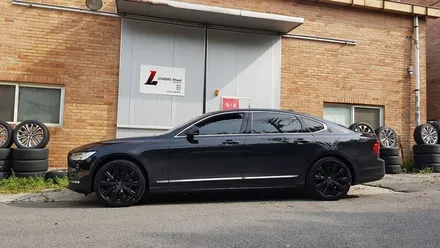 볼보 S90 B5 휠복원 블랙유광 휠도색 분체도색 리더스휠 / 시흥시 죽율동