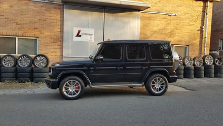 리더스휠 벤츠 지바겐 G63AMG 휠복원 블랙하이퍼 휠도색 분체도색 / 시흥시 죽율동