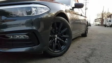 BMW 7세대 G30 5시리즈 휠복원 반무광 블랙 휠도색 분체도장 안산 리더스휠 / 시흥시 죽율동