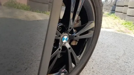 리더스휠 BMW X1 휠복원 하이그로시 블랙 휠도색 분채도색 / 시흥시 죽율동