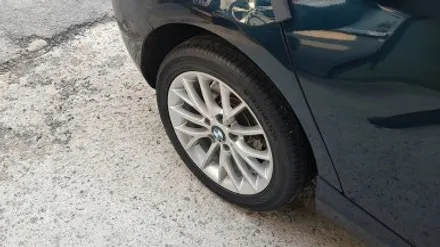BMW 2세대 F20 118D 펄실버 휠복원 휠도색 분체도장 / 시흥시 죽율동