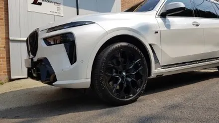 BMW X7 LCI 휠복원 검정 휠도색 분채도장 리더스휠 / 시흥시 죽율동