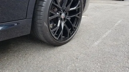 리더스휠 BMW F95 X5M 휠복원 올검정 휠도색 분채도색 / 시흥시 죽율동