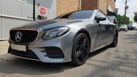 벤츠 E220D E클래스 쿠페 휠복원 블랙휠 휠도색 분체도색 / 시흥시 죽율동