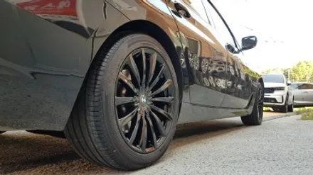 리더스휠 BMW 6시리즈 휠복원 검정색 휠도색 분채도장 / 시흥시 죽율동