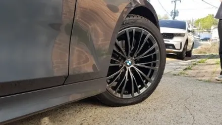 BMW 3시리즈 휠복원 고스트크롬 휠도색 분채도장 리더스휠 / 시흥시 죽율동