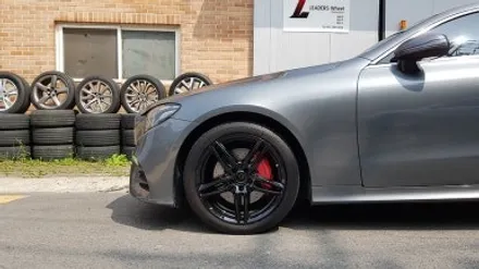 벤츠 E220D E클래스 쿠페 휠복원 블랙휠 휠도색 분체도색 / 시흥시 죽율동
