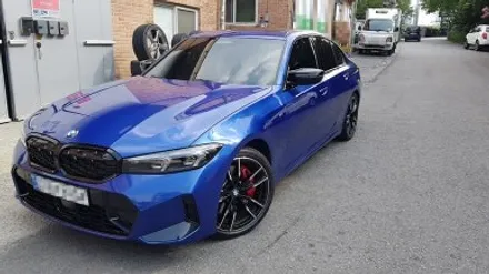 BMW M340i 792m 휠복원 블랙 폴리쉬 휠도색 분채도장 리더스휠 / 시흥시 죽율동