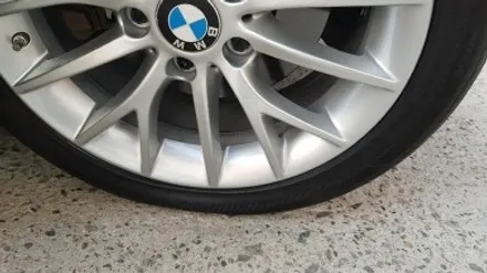 BMW 2세대 F20 118D 펄실버 휠복원 휠도색 분체도장 / 시흥시 죽율동