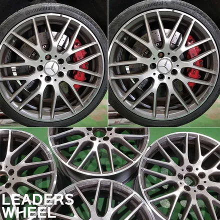 벤츠 A45 AMG 19인치 블랙휠 분체도장 시흥휠도색 리더스휠 / 시흥시 죽율동