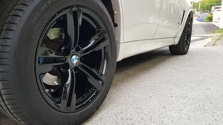 BMW X5 블랙휠 휠도색 휠복원 M팩 블루 캘리퍼도색 리더스휠 / 시흥시 죽율동