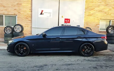 BMW 5시리즈 G30 530i 휠복원 블랙유광 휠도색 분체도장 리더스휠 / 시흥시 죽율동