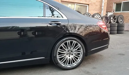 벤츠 S560 S클래스 휠 긁힘 찍힘 휠복원 휠도색 분체도장 리더스휠 / 시흥시 죽율동