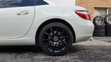 벤츠 SLK 200 유광블랙 휠도색 휠복원 분채도장 / 시흥시 죽율동