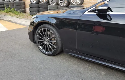 벤츠 S350 휠복원 고스트크롬 휠도색 분체도색 / 시흥시 죽율동
