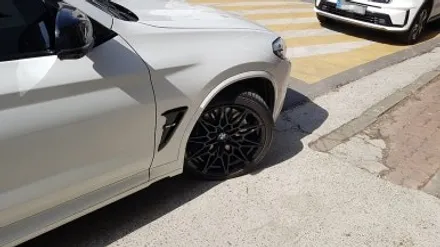 BMW F98 X4M 컴페티션 LCI 892M 휠복원 올블랙 분채도색 휠도색 리더스휠 / 시흥시 죽율동