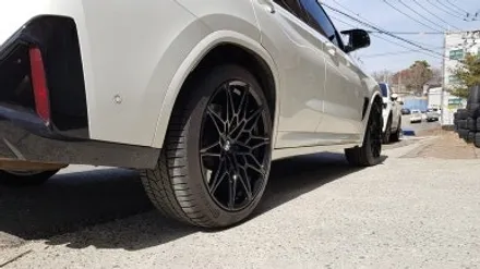 BMW F98 X4M 컴페티션 LCI 892M 휠복원 올블랙 분채도색 휠도색 리더스휠 / 시흥시 죽율동