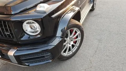 리더스휠 벤츠 지바겐 G63AMG 휠복원 블랙하이퍼 휠도색 분체도색 / 시흥시 죽율동