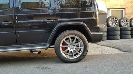 리더스휠 벤츠 지바겐 G63AMG 휠복원 블랙하이퍼 휠도색 분체도색 / 시흥시 죽율동