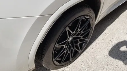 BMW F98 X4M 컴페티션 LCI 892M 휠복원 올블랙 분채도색 휠도색 리더스휠 / 시흥시 죽율동