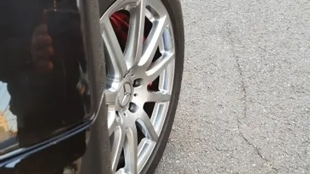 리더스휠 벤츠 지바겐 G63AMG 휠복원 블랙하이퍼 휠도색 분체도색 / 시흥시 죽율동