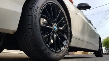BMW 1시리즈 118D 휠복원 블랙휠 휠도색 분체도장 리더스휠 / 시흥시 죽율동