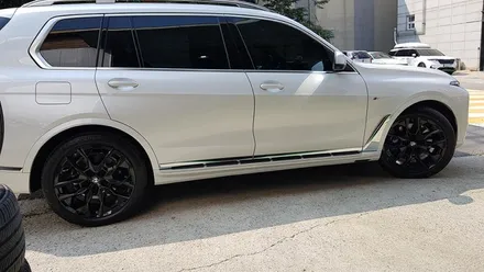 BMW X7 LCI 휠복원 검정 휠도색 분채도장 리더스휠 / 시흥시 죽율동