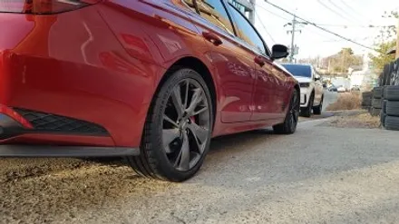 리더스휠 G70 고스트크롬 휠복원 휠도색 분체도장 / 시흥시 죽율동