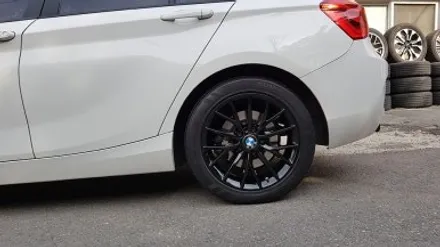 BMW 1시리즈 118D 휠복원 블랙휠 휠도색 분체도장 리더스휠 / 시흥시 죽율동