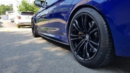 BMW F90 M5 706M 휠복원 하이그로시 블랙 휠도색 분체도장 리더스휠 / 시흥시 죽율동