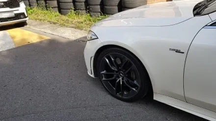 벤츠 CLS 53 AMG 다크 고스트크롬 휠복원 휠도색 분체도색 리더스휠 / 시흥시 죽율동