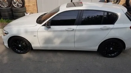 BMW 1시리즈 118D 휠복원 블랙휠 휠도색 분체도장 리더스휠 / 시흥시 죽율동