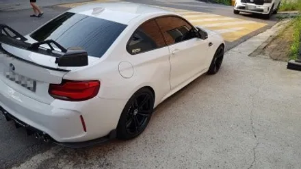 BMW F87 M2 휠복원 하이그로시 블랙 분체도색 휠도색 리더스휠 / 시흥시 죽율동