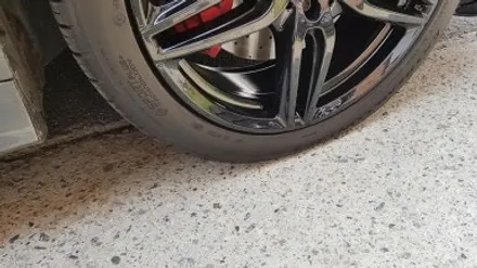 벤츠 E220D E클래스 쿠페 휠복원 블랙휠 휠도색 분체도색 / 시흥시 죽율동