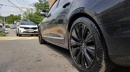 볼보 S90 B5 휠복원 블랙유광 휠도색 분체도색 리더스휠 / 시흥시 죽율동