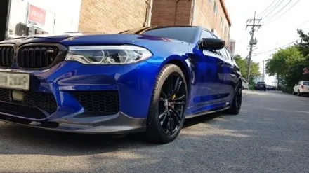 BMW F90 M5 706M 휠복원 하이그로시 블랙 휠도색 분체도장 리더스휠 / 시흥시 죽율동