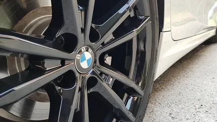 BMW 3시리즈 휠 도색 비용 유광 블랙휠 휠도색 분체도장 / 시흥시 죽율동