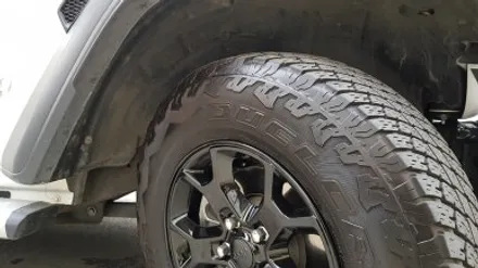 지프 랭글러 루비콘 JL 휠복원 블랙휠 휠도색 분채도장 / 시흥시 죽율동