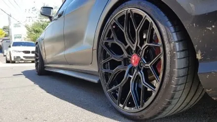 휠복원도색비용 CLS63 AMG 보센휠 휠복원 블랙 휠도색 분채도색 / 시흥시 죽율동
