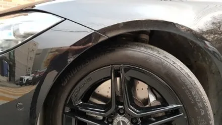 벤츠 S400 19인치 휠복원 블랙 휠도색 분체도색 부천휠도색 / 시흥시 죽율동